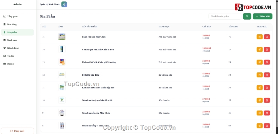 bán sữa,web bán sữa,code bán sữa